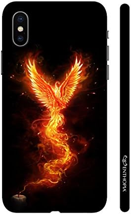 Enthopia Designer Hardshell Case Fire Bird Back Cover for Apple iPhone X