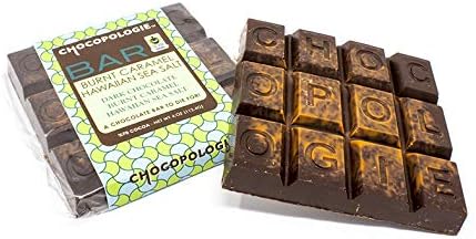 Chocopologie Bar Burnt Caramel Hawaiian Sea Salt Chocolate Bar