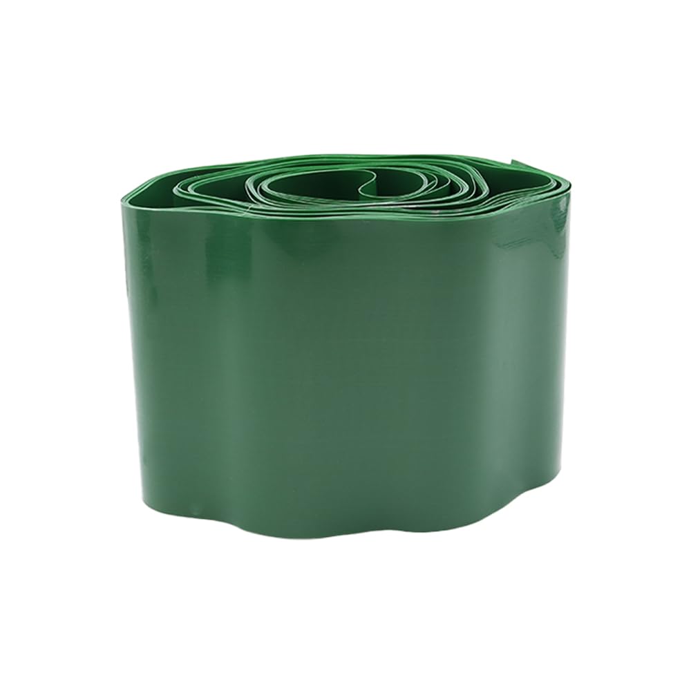 Ieron Lawn Edging Border,Flexible Plastic Landscaping Plastic Border Edging Roll,Lawn Landscape Garden Edging Grass Border for Backyard Driveway Path Sidewalk 10cmx6m