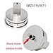 EBZ37189611(4 Pack) & EBZ37189609(1 Pack) Super Boil Knob Burner Range Control Knob Kit for LG Range Oven Gas Stove Knob Only Fits for LG LRG30355ST, LRG30357ST, LRG30855ST Gas Range