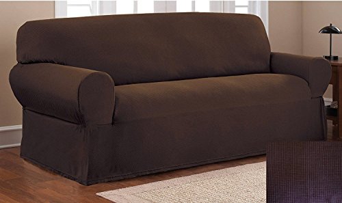 image for Elegant Home One piece Stretch to Fit Sofa Cover Furniture Couch Slipc