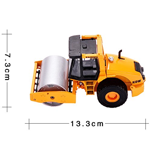 Damara Children's Caterpillar Compactor With 2 Wheel Construction Toy - Thumbnail 7