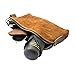 Hide & Drink, Large Rustic All Purpose Dopp Kit Utility Bag for Cords & Chargers, Travel Bag, Multi-Purpose Bag, Full Grain Leather, Handmade, Swayze Suede