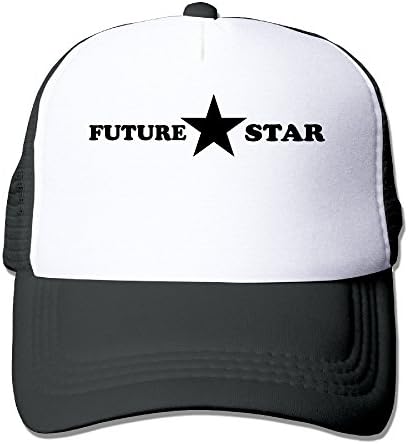 Jia De Ba Funny Future Star Converse Hat,Black Hat,Star Hat Adult Trucker Cap Baseball Dad Mesh Hat Black