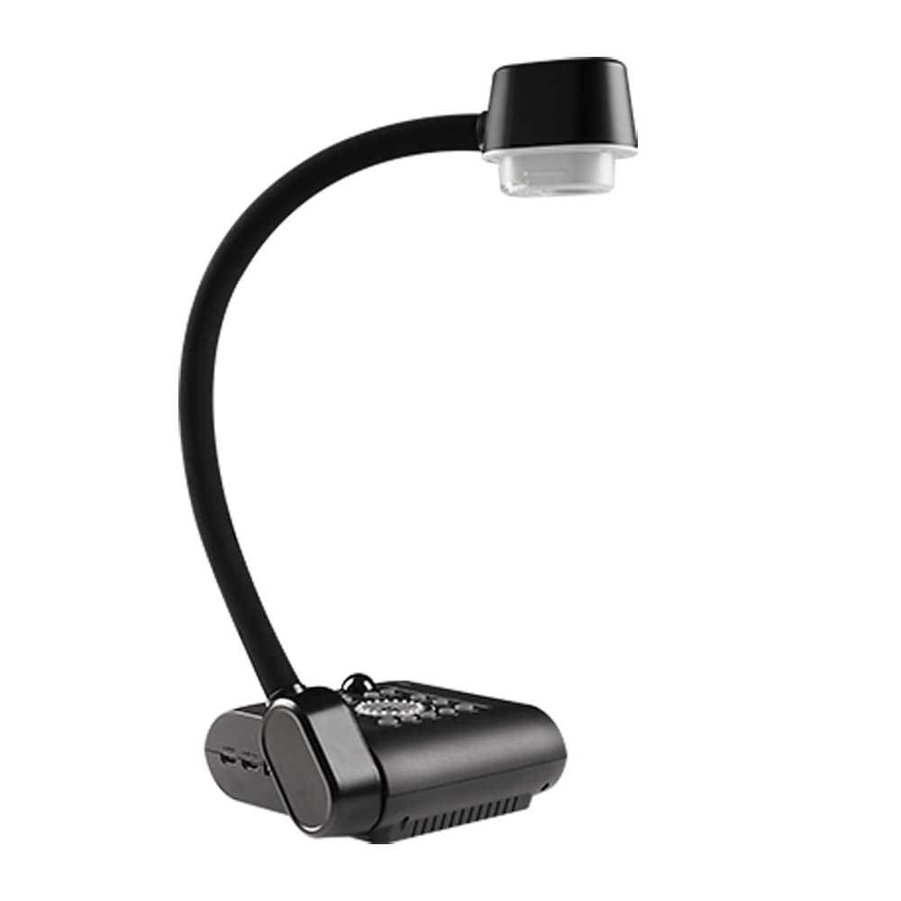 Aver 61P0J7P000 8 MP Visualizer Document Camera with Auto Focus and Flexible Arm - Black