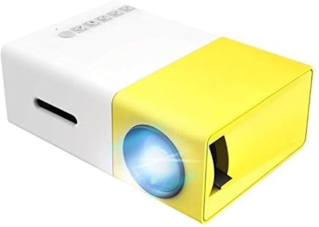 Finaux LED Corded Cinema Full HD Portable Projector for LED TV DVD PC Ultra Clear Display USB/HDMI/VGA/Memory SD Card