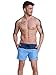 Neleus Men's Lightweight Swim Trunks Beach Shorts with Pockets,805,Light Blue,USA S+,Tag L