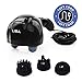 LiBa Percussion Handheld Deep Tissue Electric Massager Ð Three Heads, Adjustable Speed Settings & Powerful Motor Ð for Shoulder, Neck, Back & Body Pain Relief, Stress & Muscle Knots Release (Grey)