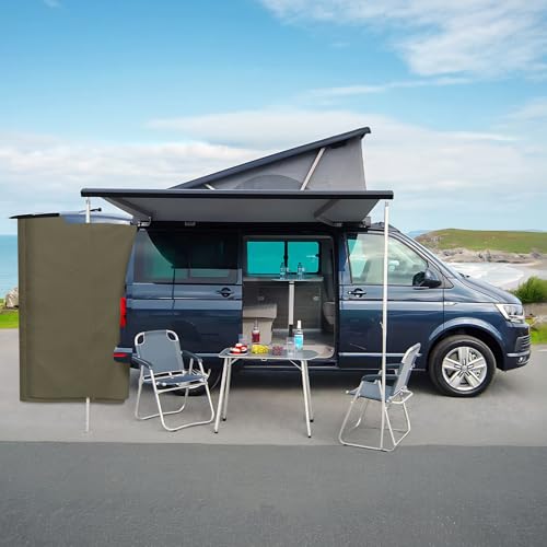 Rear Tent Replacement for VW T4/T5/T6/T6.1, Car Tent Tailgate Awning Tailgate Tent Waterproof Portable for T5 T6 Bus, Front SUV Van Camping