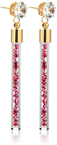 TiarazGold Pearl Long Tassel Draping Extra Long Shoulder Duster Earrings for women and girls