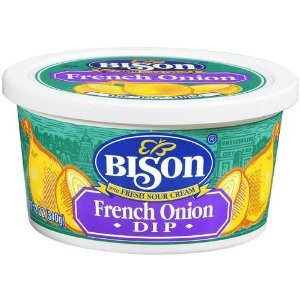 Buffalo's Own Bison Brand French Onion Chip Dip 4 Pack FREE OVERNIGHT SHIPPING by Bison