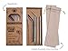 Classic Culture Party Set of 8 Reusable Stainless Steel Drinking Straws - Colorful Metal Straws With Case; Variety of Widths and Lengths, Some Fit Your 30 20 Ounce Yeti Tumbler Lid; Earth Friendly