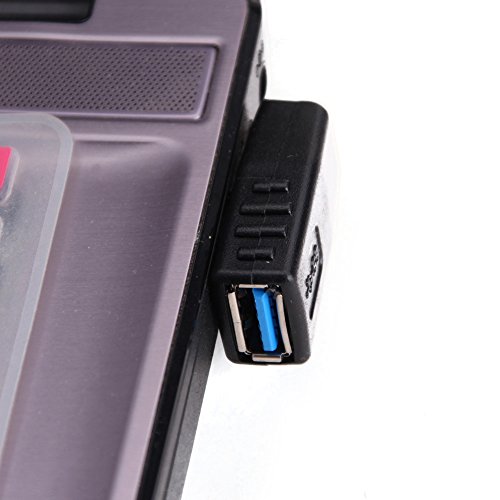 USB 3.0 Adapter 90 Degree Male to Female Coupler Connector Plug Left Angle and Right Angle by Oxsubo - //coolthings.us