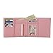 RFID Leather Trifold Wallet for Women - Secure Small Evening Clutch Purse