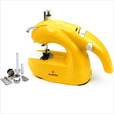 Rex Mini Sewing Machine, Yellow