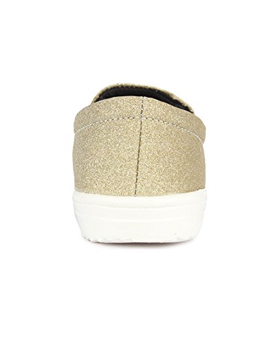 zapatoz women&rsquo;s fabric slip on casual shoe