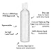 MoYo Natural Labs 16 oz Travel Containers, Empty Shampoo Bottles with Disc Caps, BPA Free HDPE Plastic Squeezable Toiletry/Cosmetics Bottles (Pack of 2)