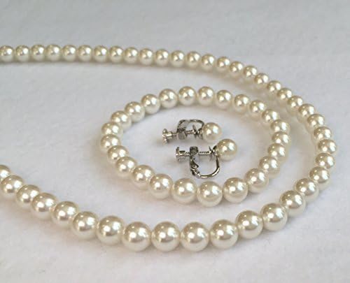Amazon Co Jp 子供用３点セット 軽量パール ネックレス ブレスレット イヤリング 発表会 卒業式 結婚式 ジュエリー