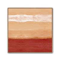 Framed Canvas Wall Art Abatract Color Canvas Prints Home Artwork Decoration for Living Room,Bedroom - 16x16 inches