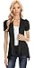 Black Cardigan Womens Reg And Plus Size Short Sleeve Open Cardigan, Black
