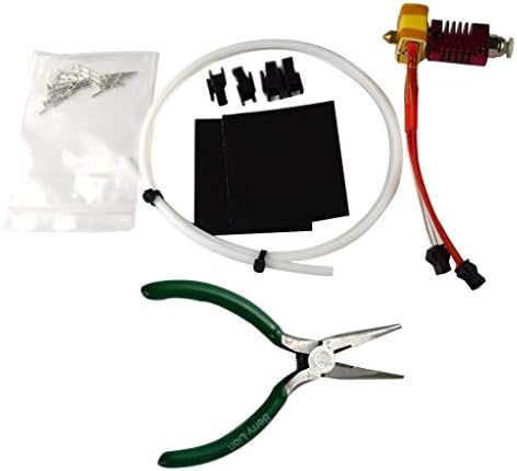 Gwisdom CR-10 Hotend Assembly Upgraded for Creality CR-10 Series 3D Printer, 0.4mm Nozzle, 12V 40W Heater, NTC Thermistor, 1.75mm Filament