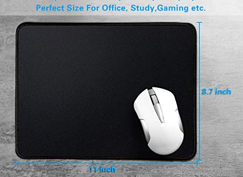 1 Mouse Pad with Stitched Edges, Premium Waterproof Mouse Mat Razer, Extends The Battery Life Non-Slip Rubber Base Gaming Mouse pad for Laptop, Computer & PC, 11 x 8.7 inches (1 Pack)