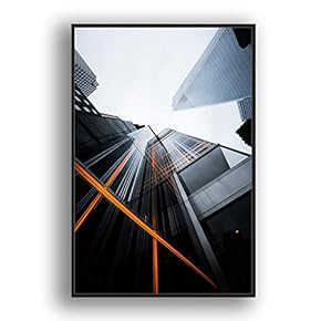 Framed Canvas Wall Art for Living Room, Bedroom Brooklyn Bridge and New York City Canvas Prints for Modern Home Decoration Ready to Hang - 16"x24" inches