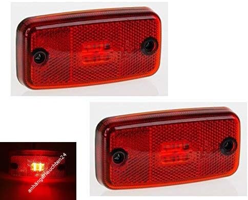 LED outline marker light red marker light Position Light without Holder 12 – 30 V
