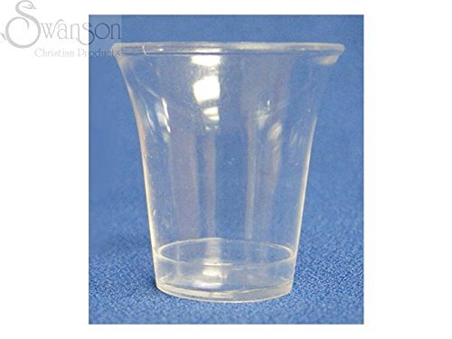 Swanson Christian Supply Communion Cups Clear Cup Pack of 50 (Glass Communion Cups Best Price)