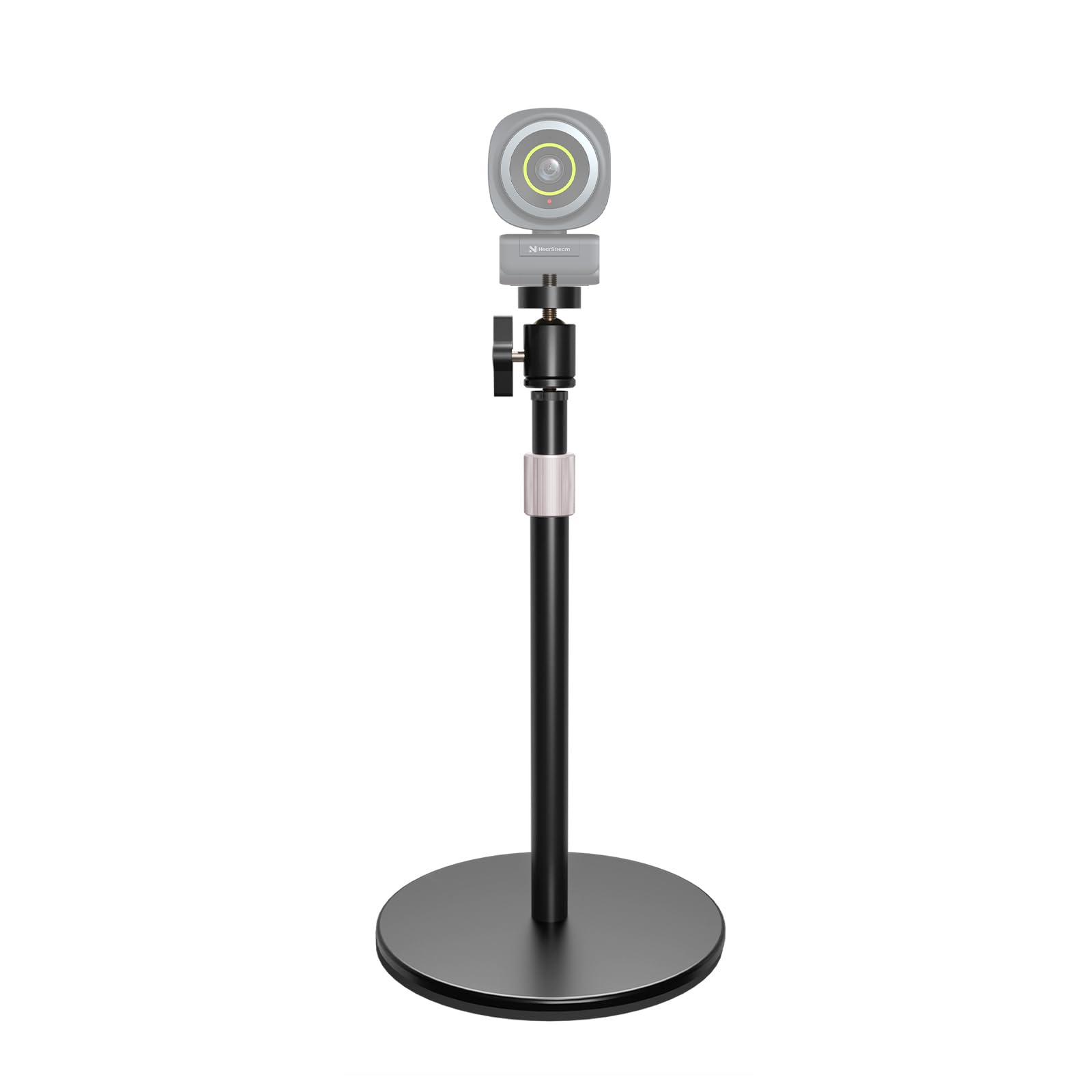 Nearstream Portable Desktop Microphone Stand,Upgraded Webcam Stand,360°Rotatable Desk Stand,Compatible VM33/VM46/AM10U/AM10B/V02/V08 & Other Devices with 1/4"Thread