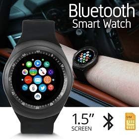 Trost - Y1 Digital Smart Watch with Features,Sim Card,Memory Card Slot,Touch Display,Inbuilt Camera Bluetooth Enabled All Phone Notifications & Wireless