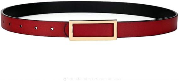 black dress belt with gold buckle