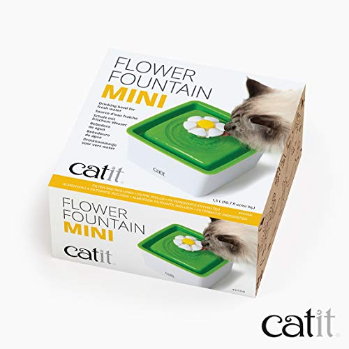 Catit 2.0 Mini Flower Drinking Fountain Cat Water Fountain with