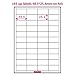 Amazon FBA Label (100 Sheets, 4400 Labels) 44-up labels 48.525.4mm on A4 White Self Adhesive Shipping Mailing stickers for Laser/InkJet Printer, Meets Amazons FBA requirements- TOOFUN primary