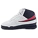 Fila Men's F-13 Weather Tech Hiking Boot, White Navy Red, 9.5 M US
