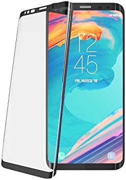 Galaxy S8 Plus Screen Protector，3D Curved Dot Matrix Full Screen Samsung Galaxy S8 PLUS Tempered Glass Screen Protector with Easy Application Tray (NOT S8) (Case Friendly) HD Clear Anti-Bubble Film