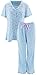 Sag Harbor Women's Blue Roses Pajamas