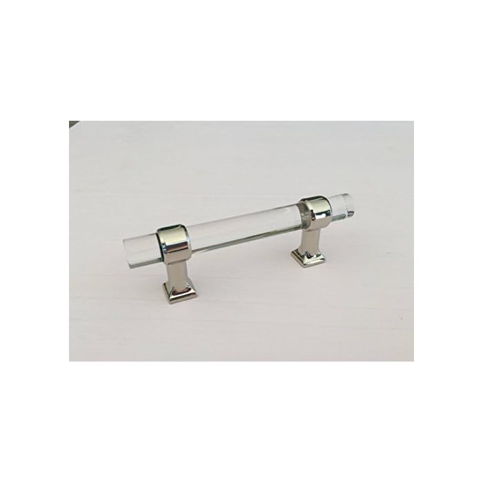 Buy 5" Lucite Acrylic Modern Handle Pull Furniture Door T Bar