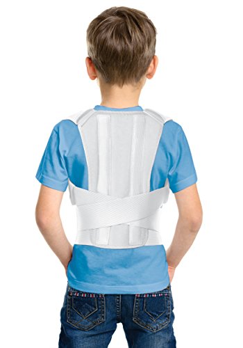 TOROS-GROUP Posture Corrector Back Support Brace for Kids, Teenagers & Young Adults - X-Small, Waist/Belly 16Â½