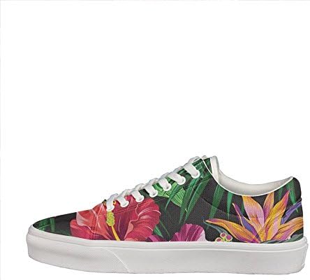 Hawai flowers Print man.men.sportsman skate shoe Slip-On cool Fashion Gym