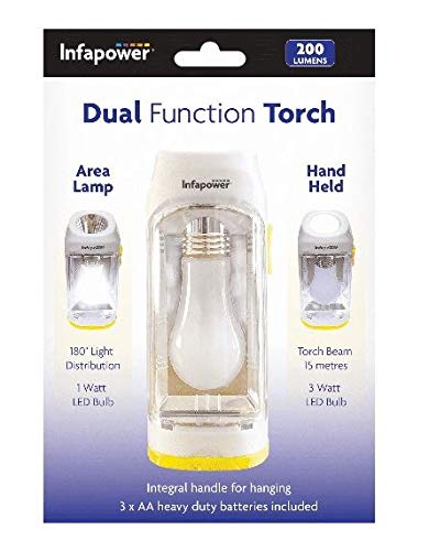 Infapower 2in1 Dual Function LED Work Area Lamp Handheld Torch Floodlight Camping