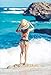Funky Junque Emroidered Women's Sun Hat, 100% Straw, Adjustable One Size Fits Most, Perfect for Vacation - Hello Sunshine