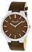 Kenneth Cole New York Men's KC1848 Slim Brown Dial Brown Strap Watch