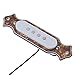 Kmise MI0300 Bronze Pearl Guitar Sound Hole Pickup Prewired Wiring Harness for 4 & 6 String Cigar Box