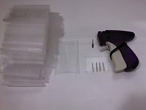 FINE Tag Attaching Tagging Gun with 5,000 fasteners barbs + 5 needles (1 INCH)