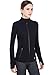 Matymats Women's Active Track Jacket Athletic Yoga Running Shirts Long Sleeve with Thumb Holes Slim Fit