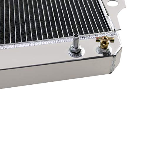 OzCoolingParts 87-06 Jeep Wrangler Radiator, 3 Row Core All Aluminum Radiator for Jeep Wrangler YJ TJ 1987-2006 88 89 90 91 92 93 94 95 96 97 98 99 00 01 02 03 04 05 2.4L 2.5L 4.0L 4.2L, L4 L6
