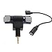 Microphone for Gopro, gopro accessories External Stereo Microphone 3.5 mm Mini USB Mic Adapter Cable for GoPro Hero 3 3+ 4 Action Camera