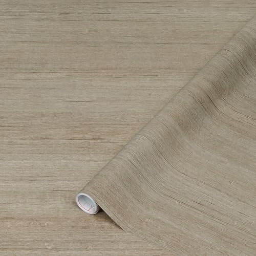 d-c-fix Tira Wood Greige Furniture Adhesive Film 67.5 cm x 15 m – Furniture Film Self-Adhesive Decorative Film Kitchen Table Cabinet Window Sill Kitchen Fronts Cabinet Film Table Film