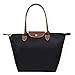 BEKILOLE Women's Stylish Waterproof Tote Bag Nylon Travel Shoulder Beach Bags-Black Color - Large Size